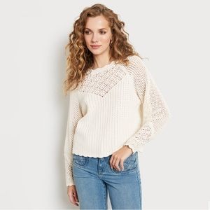 Aura Sweater in Gardenia Ivory
